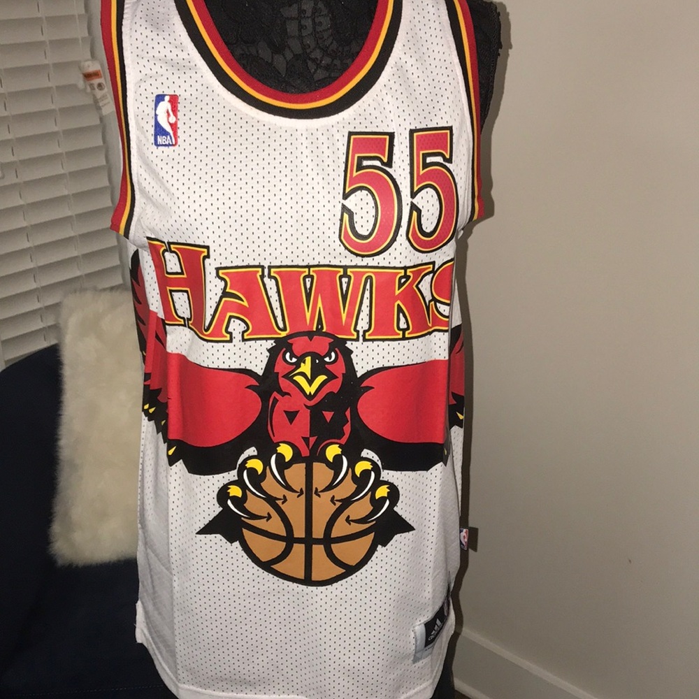 Authentic throwback Atlanta hawks jersey